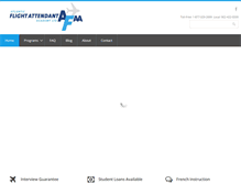 Tablet Screenshot of flightattend.com